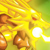 Golden Bahamut Dragon
